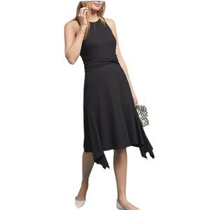 Anthropologie | Black Kingsolver Sleeveless Midi Dress Size Medium